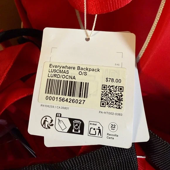 lululemon athletica Red Backpack - Picture 6 of 6